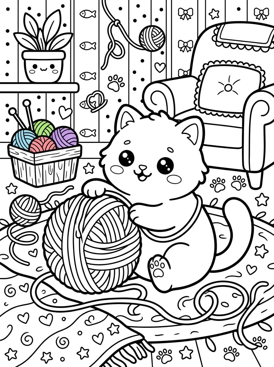 Desenhos de Animais Fofos para Colorir