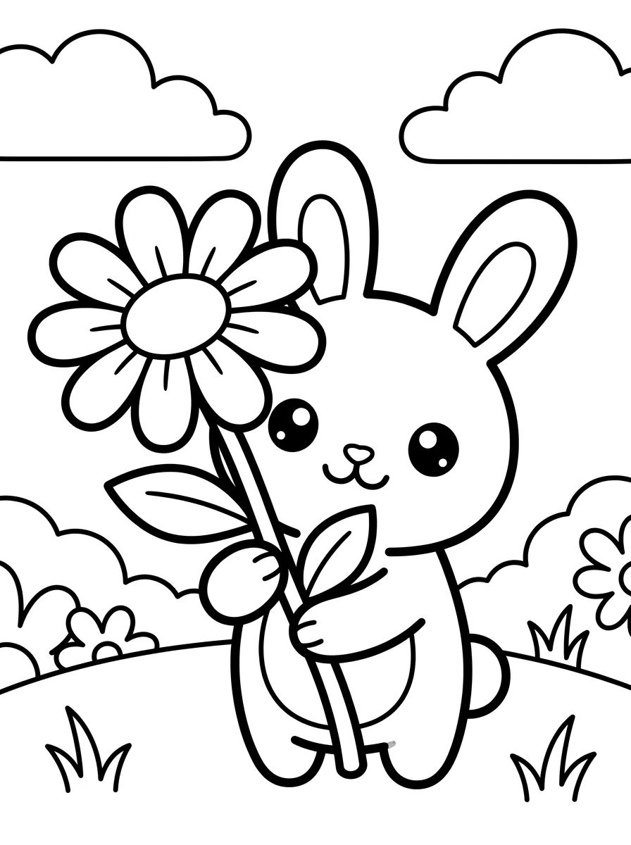 Coleção de desenhos para colorir: Desenhos de Primavera para Colorir