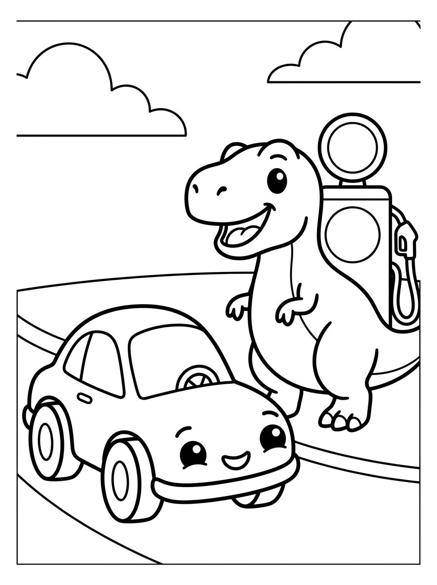 Hot Wheels City para Colorir e Imprimir