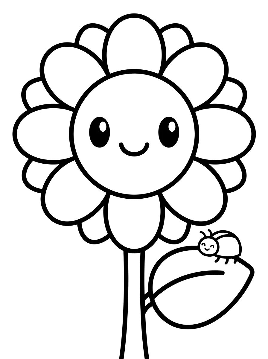 Coleção de desenhos para colorir: Jardim e Flores Encantadas