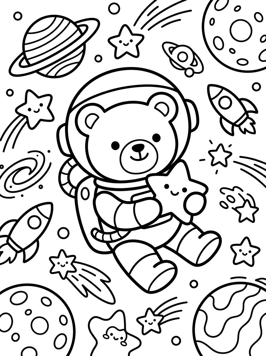 Personagens Fofos para Colorir