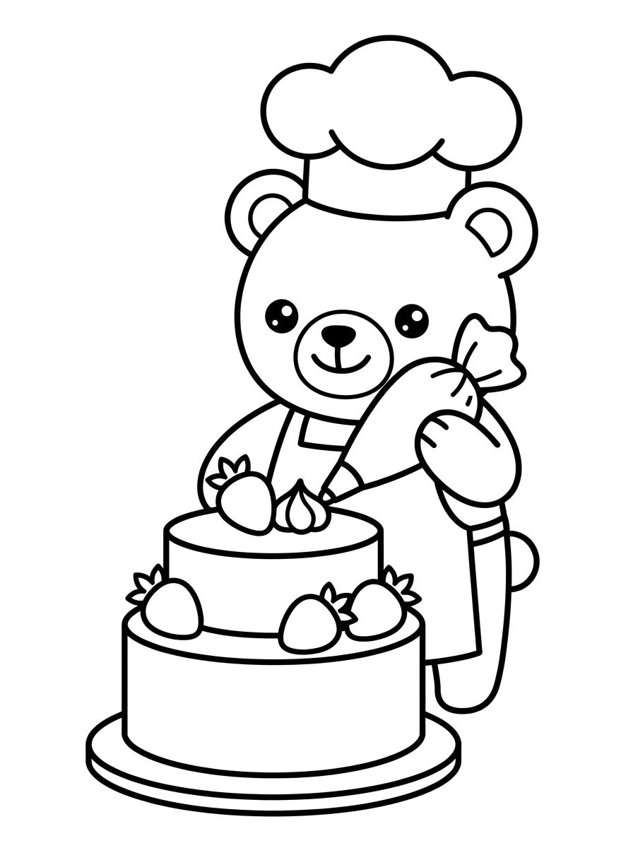 Ursinho Bobbie na Cozinha