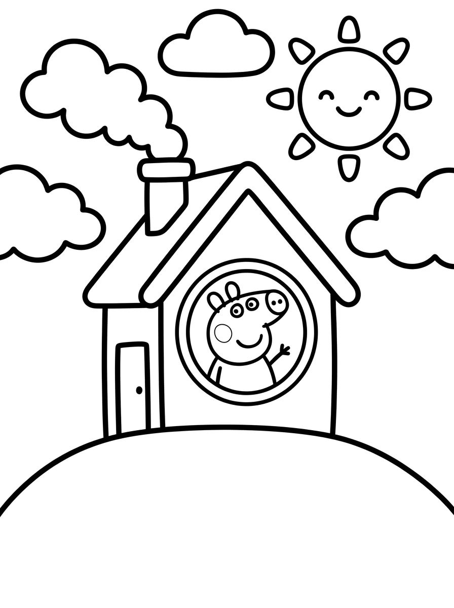 Capa da coleção Desenhos da Casa da Peppa Pig