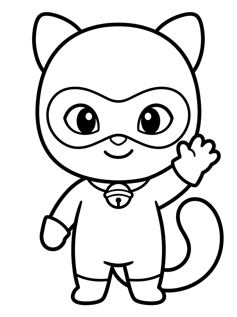 Capa da coleção Cat Noir para Colorir