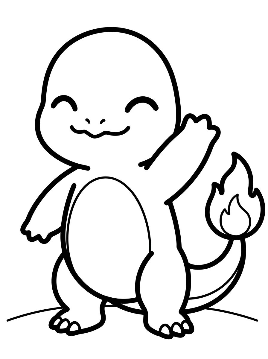 Capa da coleção Desenhos de Charmander para Colorir