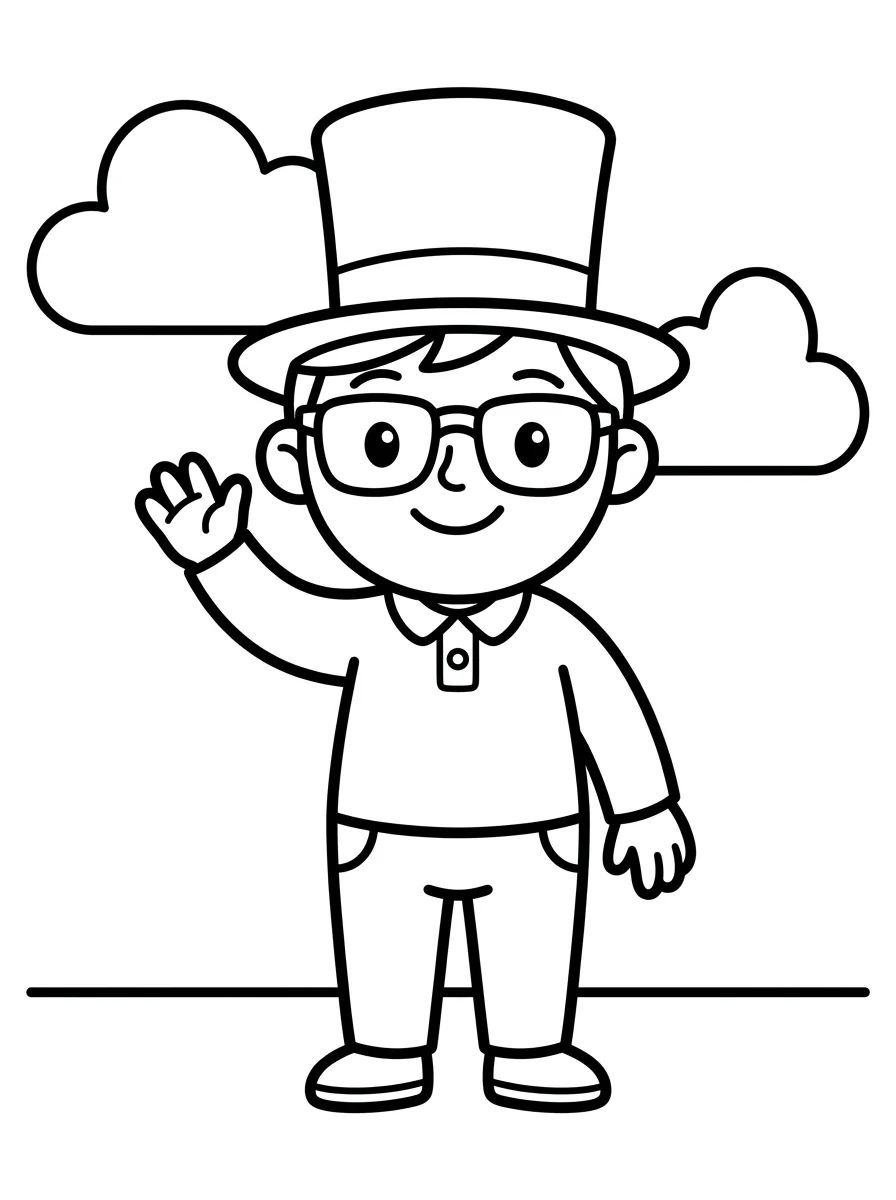 Dan do Mundo Bita para Colorir