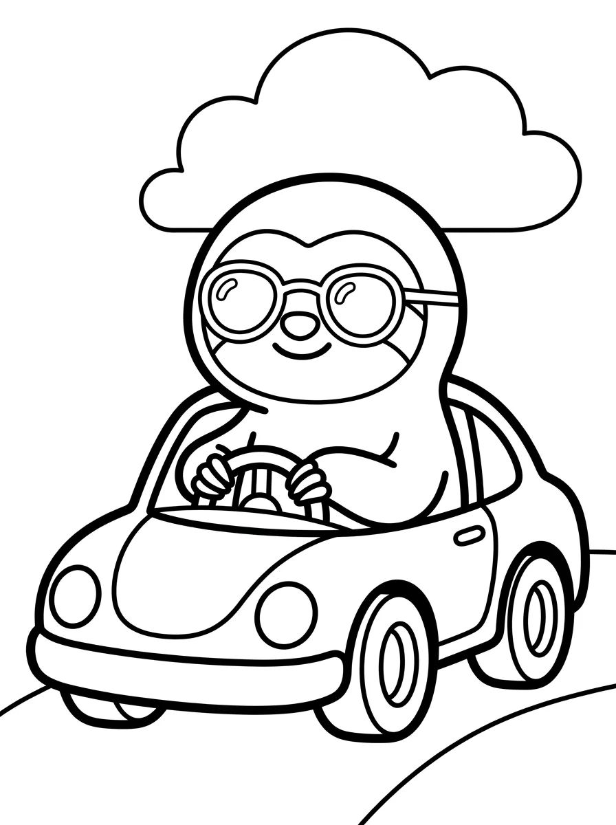 Flash Dirigindo Carro Esportivo para colorir Desenho de Flash Dirigindo Carro Esportivo para colorir e imprimir grátis