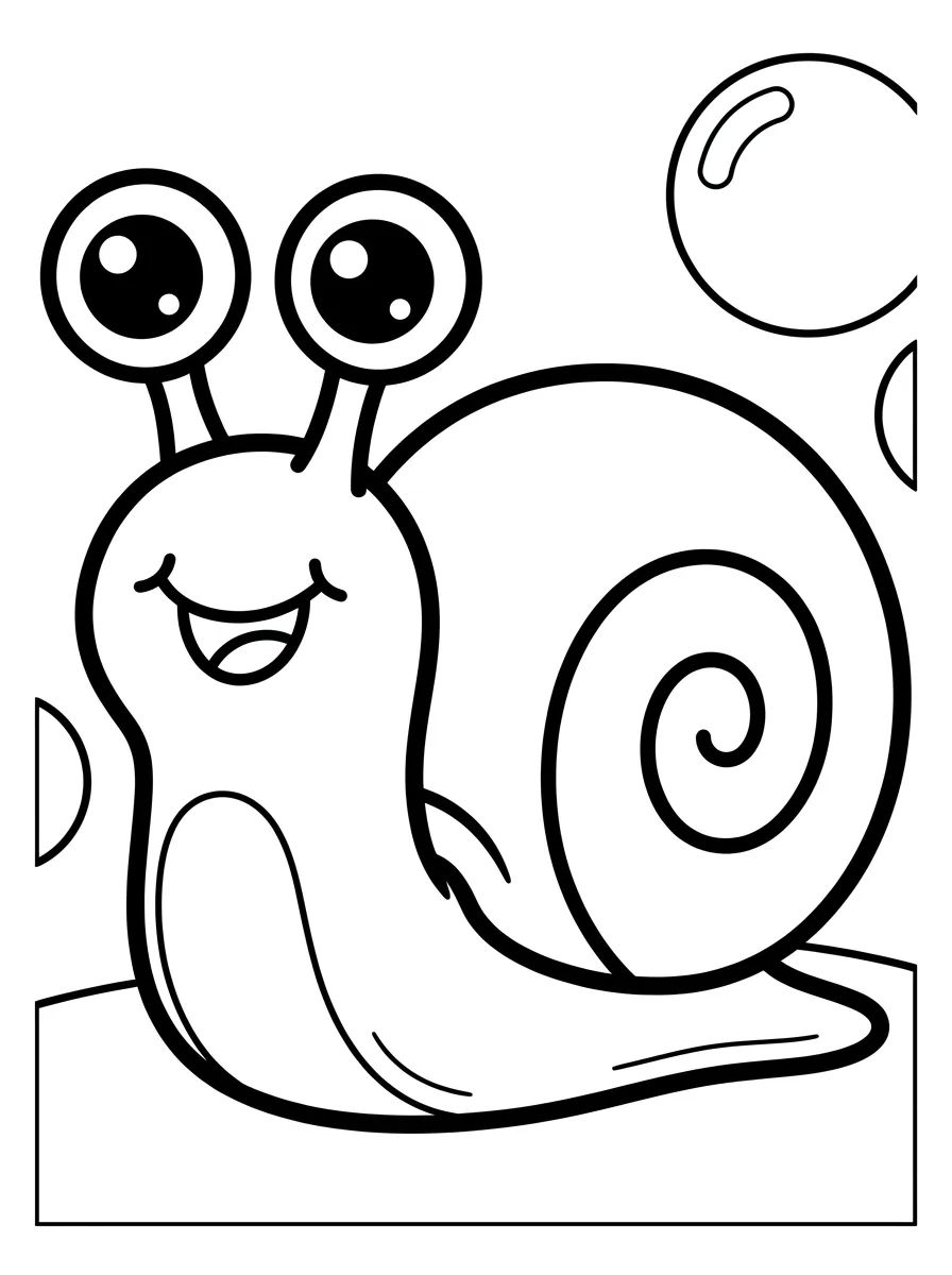 Gary o Caracol para Colorir