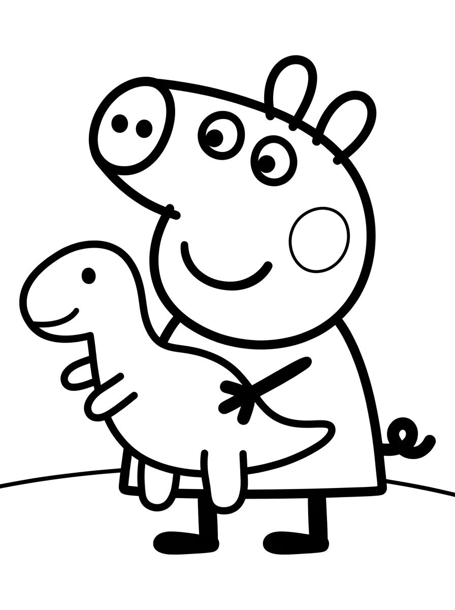 Capa da coleção George Pig para Colorir