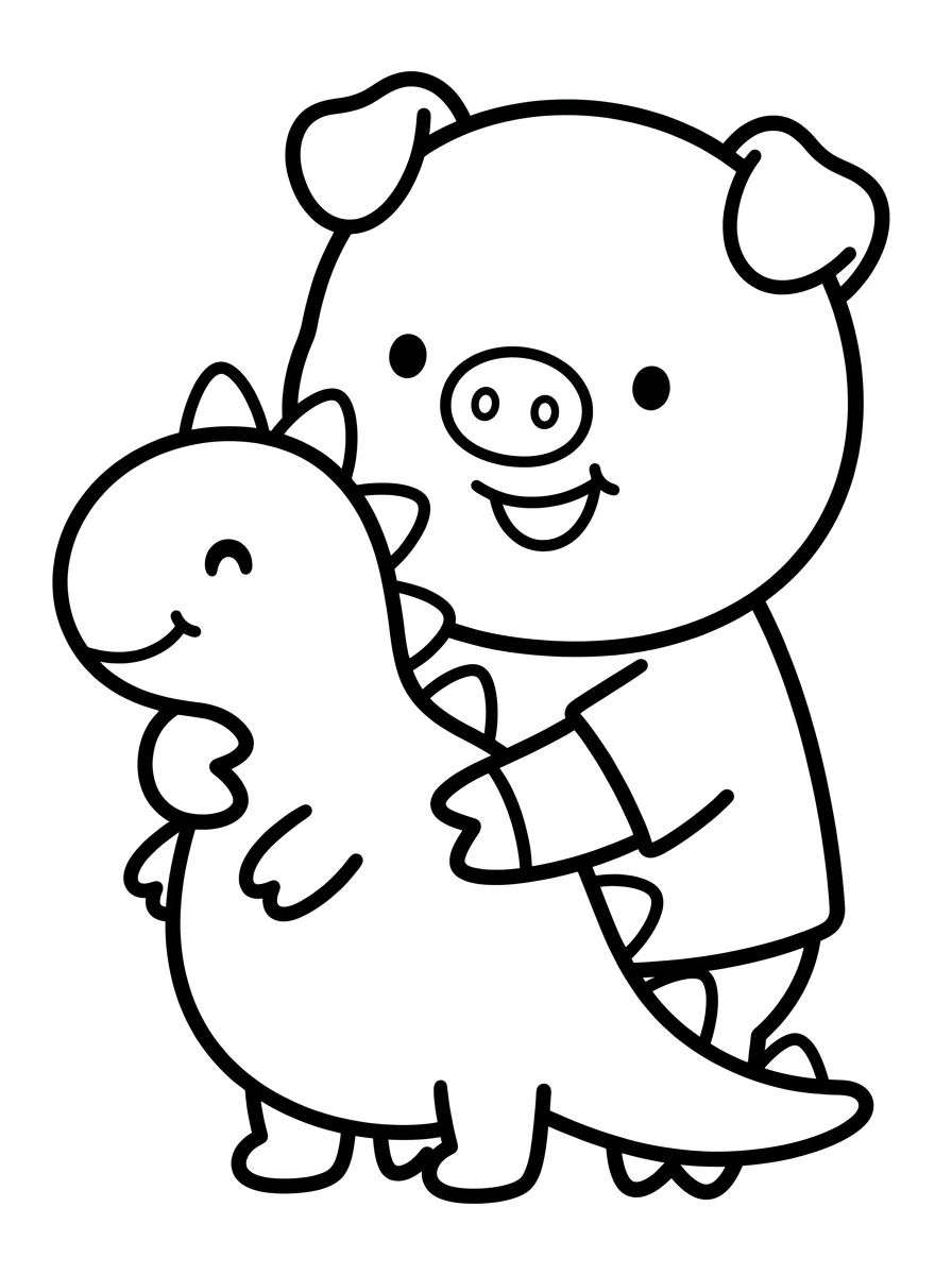 Capa da coleção George Pig para Colorir