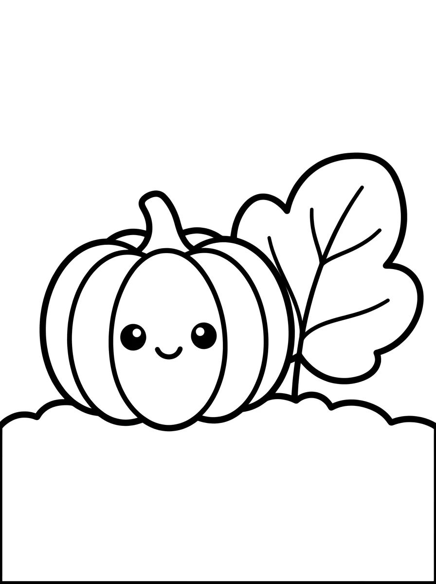Abobrinha Fofa na Terra para colorir Desenho de Abobrinha Fofa na Terra para colorir e imprimir grátis