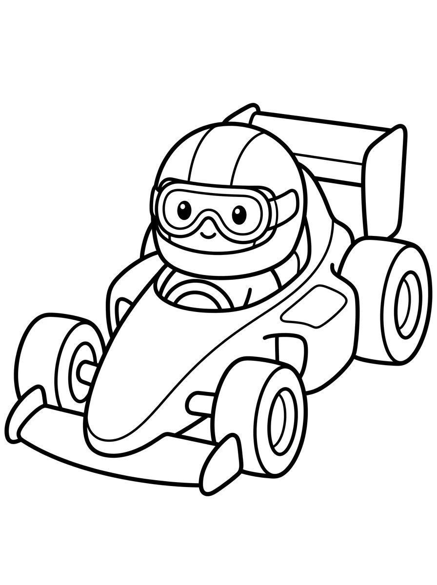 Hot Wheels Carro de Fórmula 1 para colorir Desenho de Hot Wheels Carro de Fórmula 1 para colorir e imprimir grátis