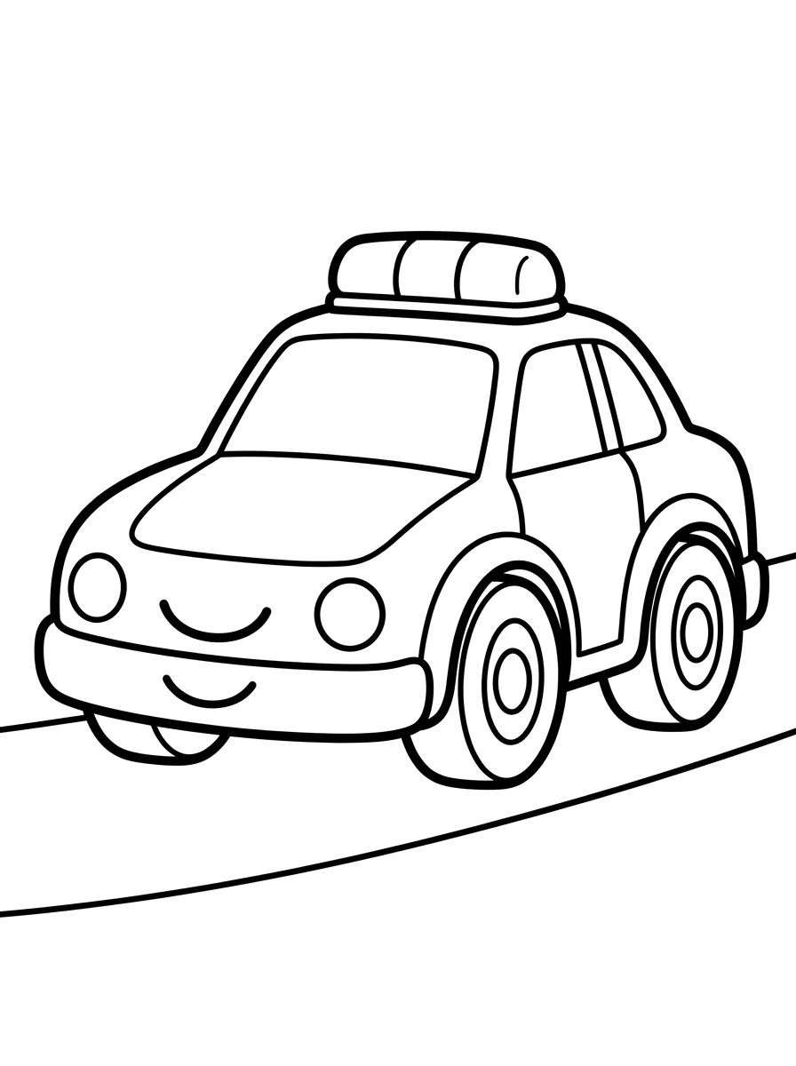 Hot Wheels Carro de Polícia Infantil para colorir Desenho de Hot Wheels Carro de Polícia Infantil para colorir e imprimir grátis