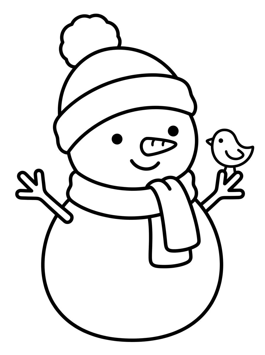 Desenhos de Inverno para Colorir