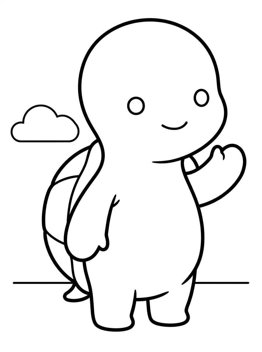 Kwami Wayzz Calmo para colorir Desenho de Kwami Wayzz Calmo para colorir e imprimir grátis