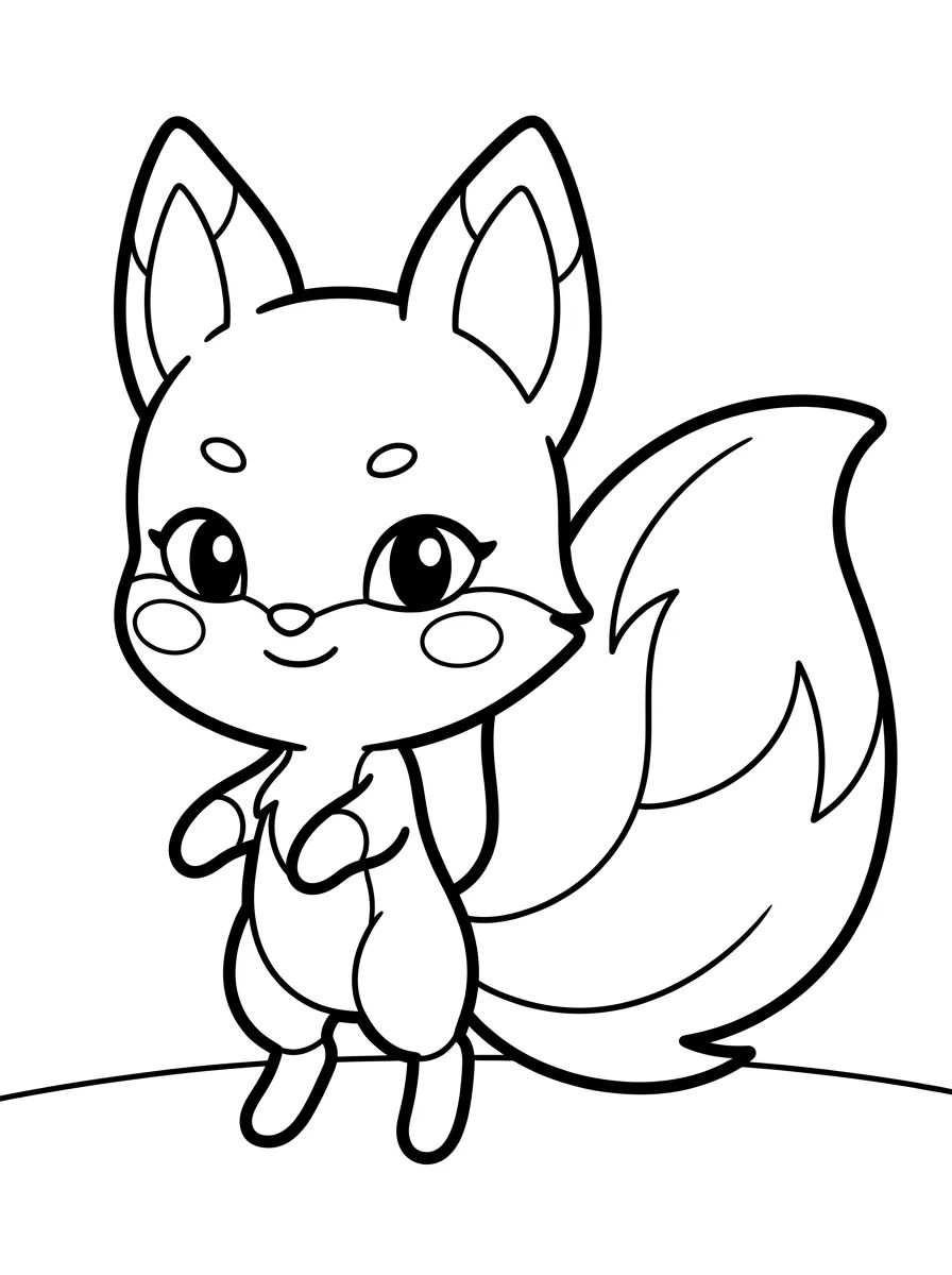 Trixx a Kwami da Raposa para colorir Desenho de Trixx a Kwami da Raposa para colorir e imprimir grátis