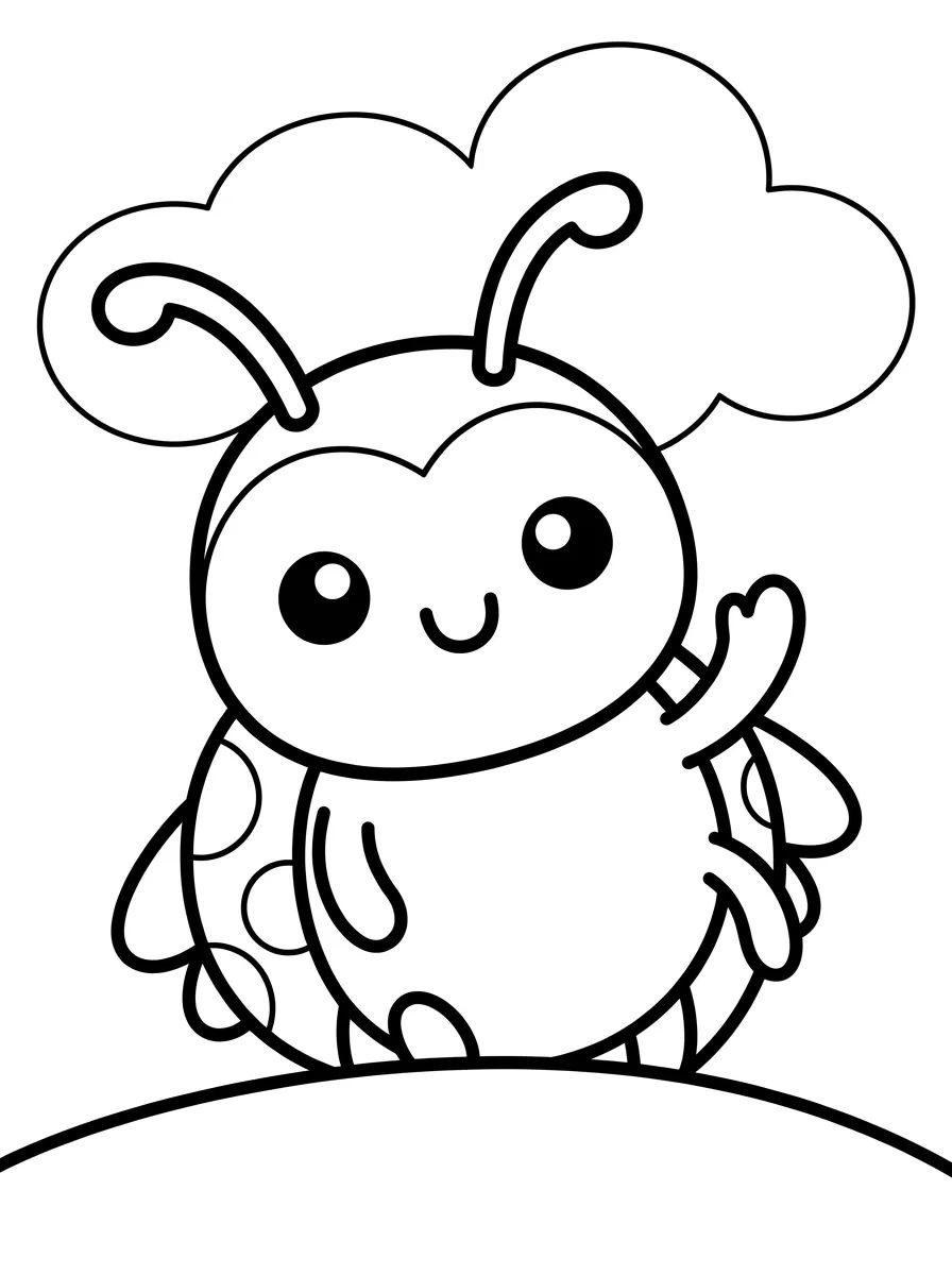 Coleção de desenhos para colorir: Ladybug para Colorir e Imprimir