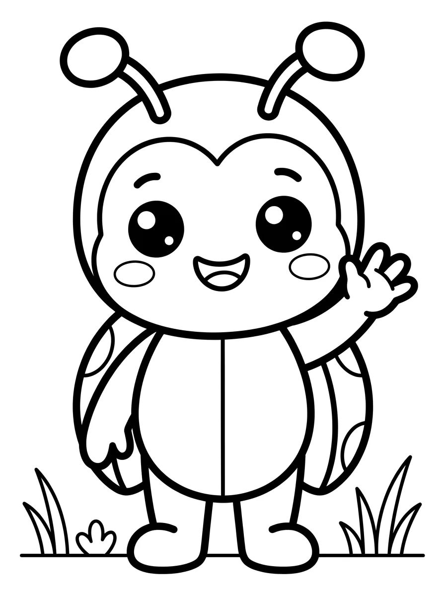 Coleção de desenhos para colorir: Ladybug para Colorir e Imprimir