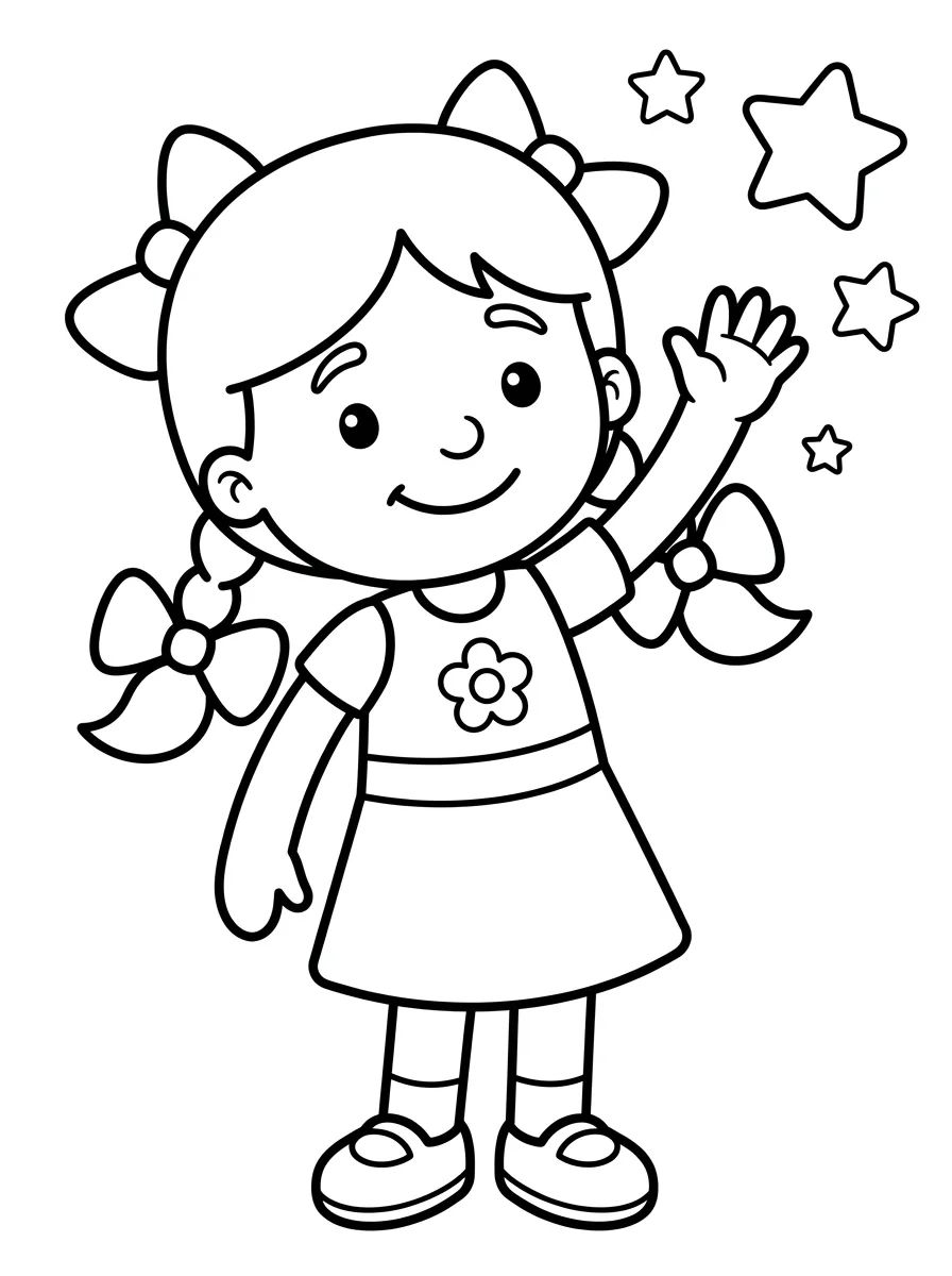 Capa da coleção Desenhos da Lila do Mundo Bita para Colorir
