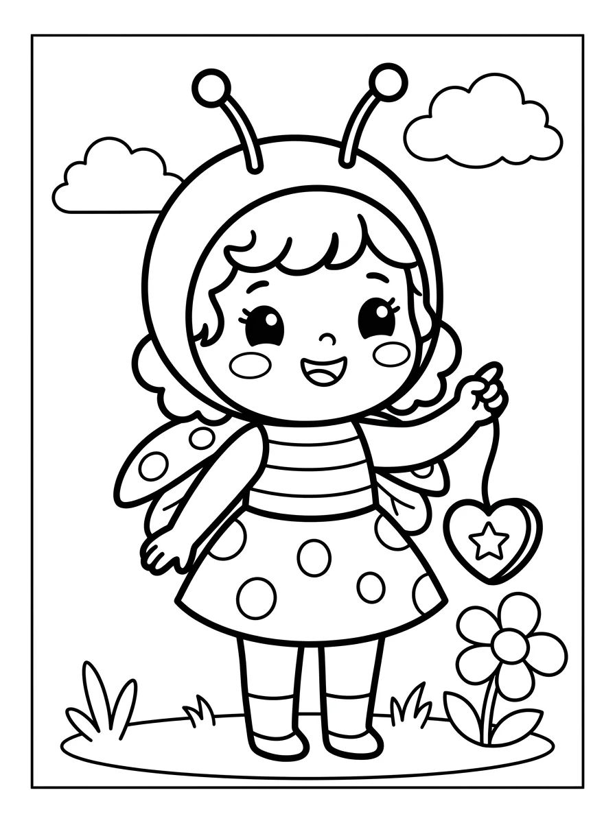 Capa da coleção Desenhos de Miraculous Ladybug para Colorir
