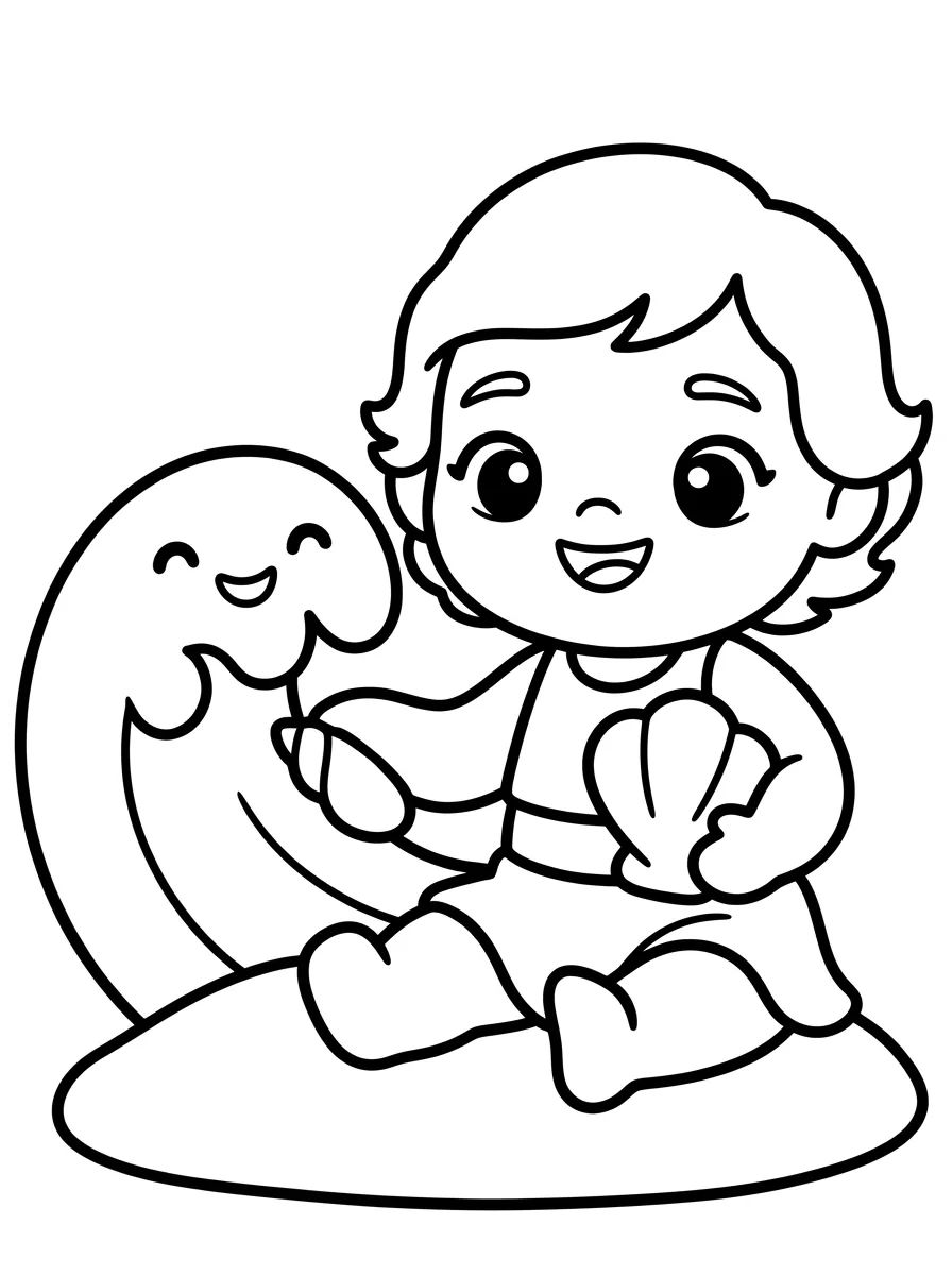Capa da coleção Desenhos da Moana para Colorir