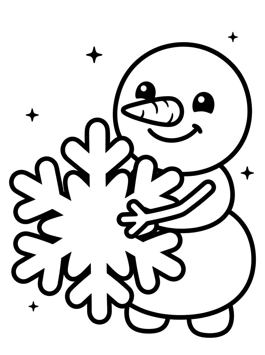 Coleção de desenhos para colorir: Olaf para Colorir: Desenhos Fofos de Frozen