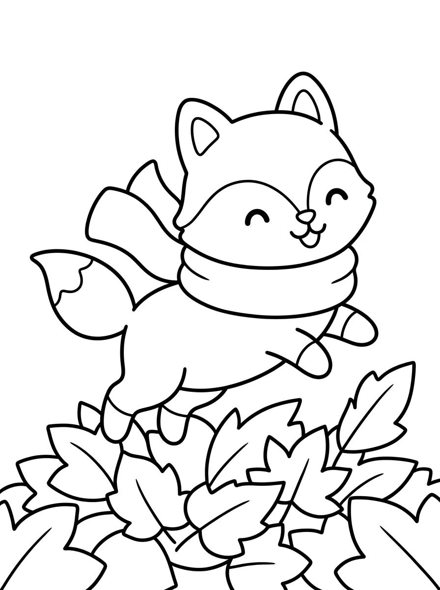 Desenhos de Outono para Colorir