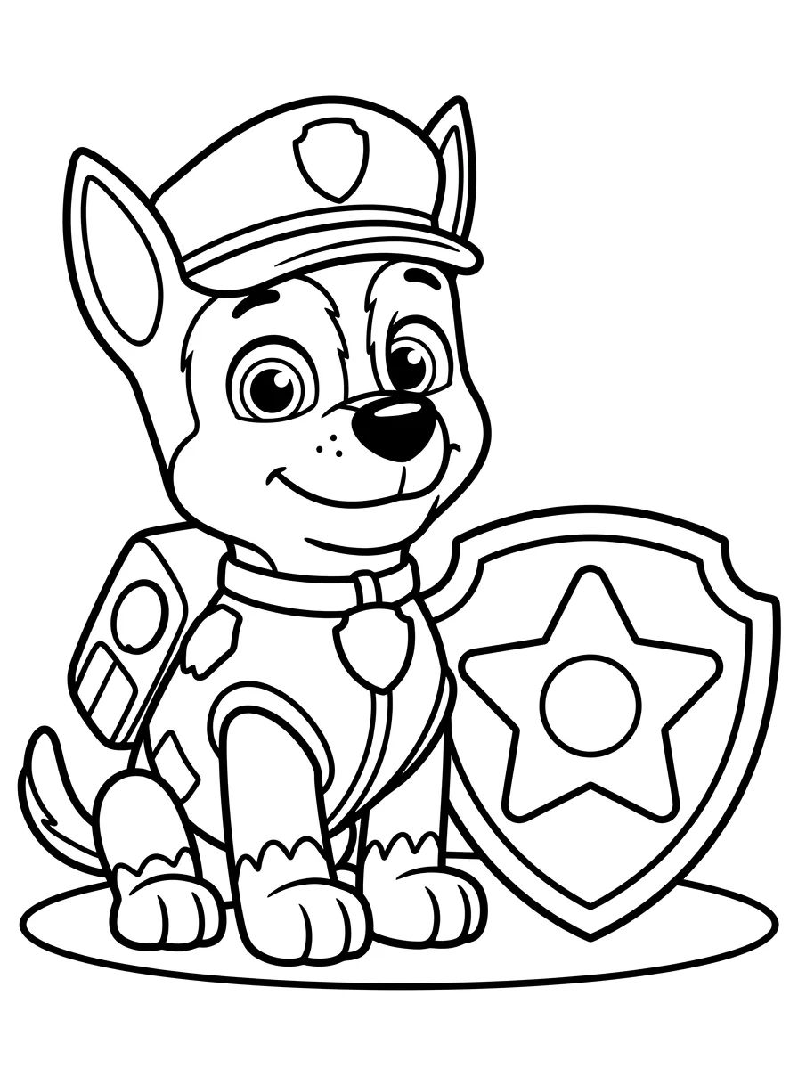 Coleção de desenhos para colorir: Patrulha Canina para Colorir