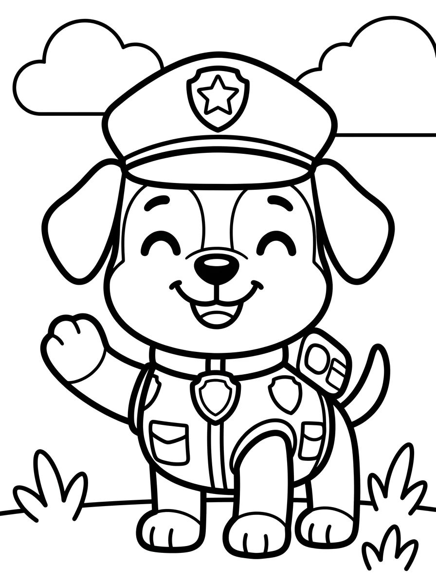 Patrulha Canina para Colorir e Imprimir