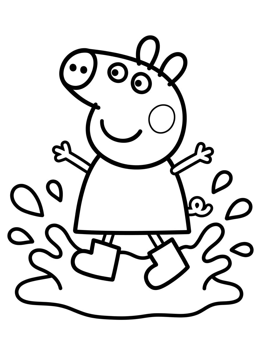 Capa da coleção Peppa Pig para Colorir