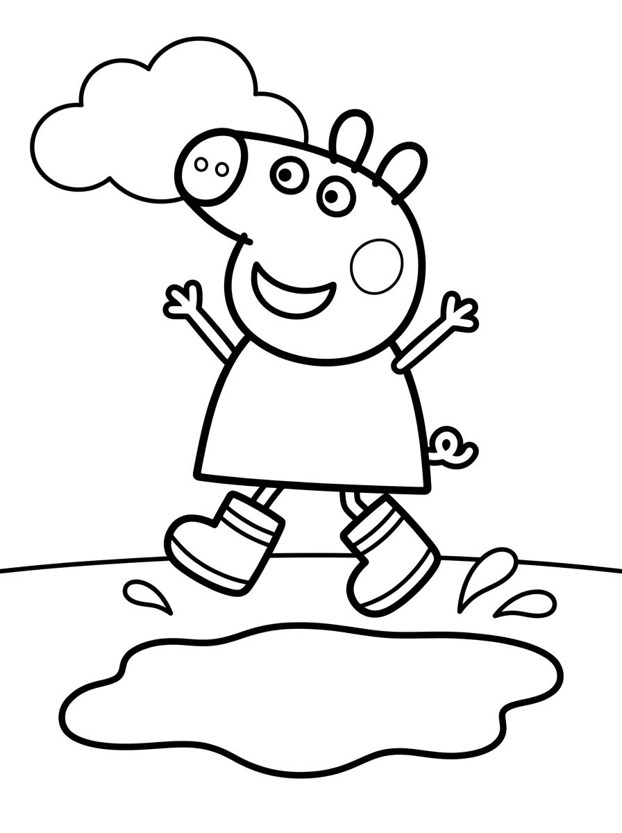 Desenhos da Peppa Pig para Colorir