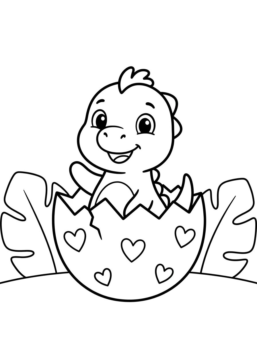 Bebé Dinosaurio Tierno para colorir Desenho de Bebé Dinosaurio Tierno para colorir e imprimir grátis