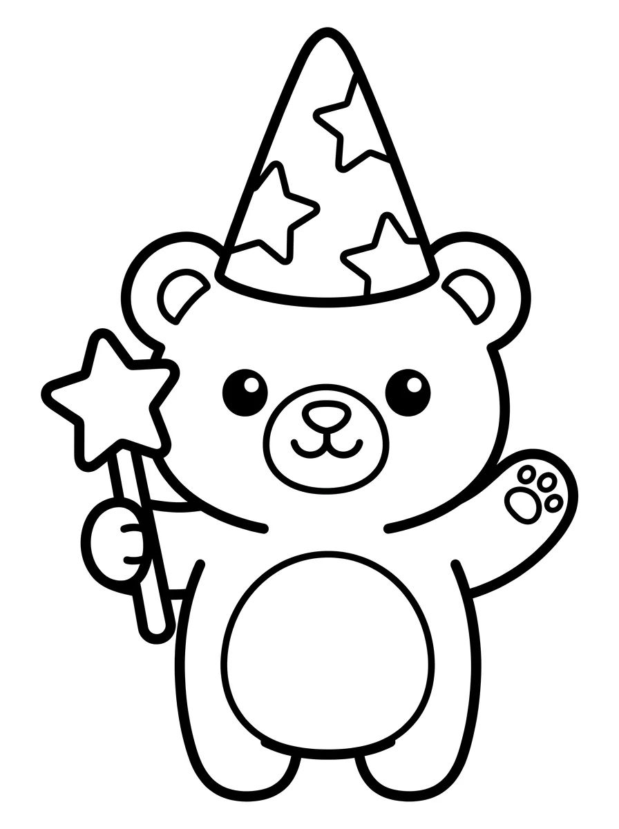 Coleção de desenhos para colorir: Personagens Fofos para Colorir