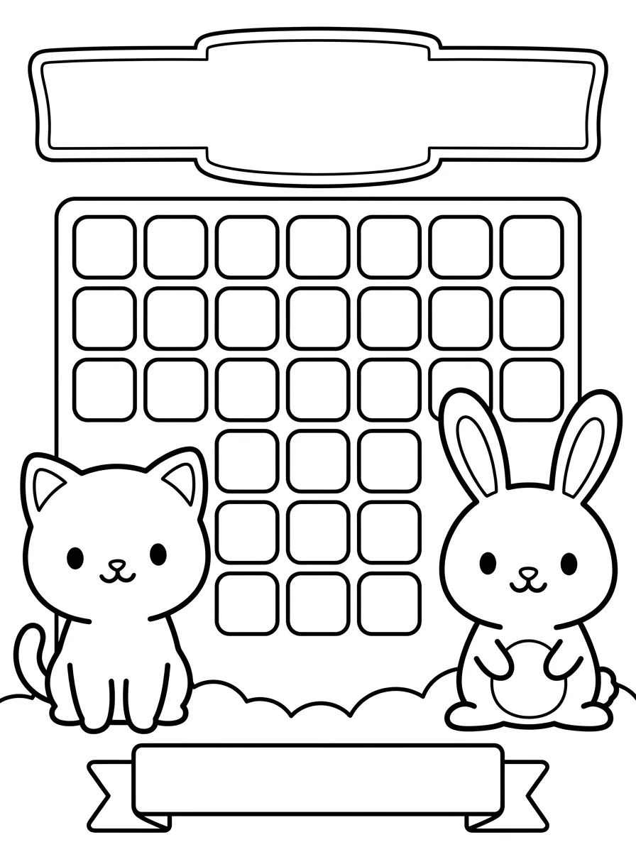 Rastreador de Hábitos de Bichinhos para colorir Desenho de Rastreador de Hábitos de Bichinhos para colorir e imprimir grátis