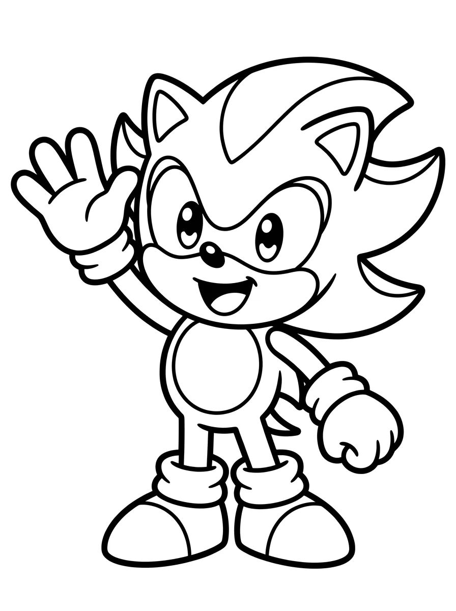 Capa da coleção Desenhos do Shadow para Colorir