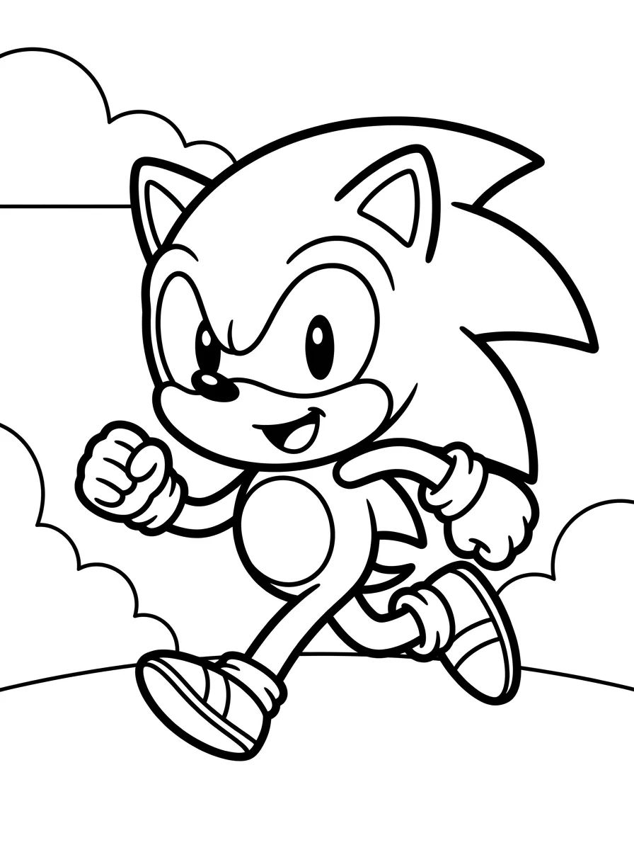 Sonic em Estilo Fofo