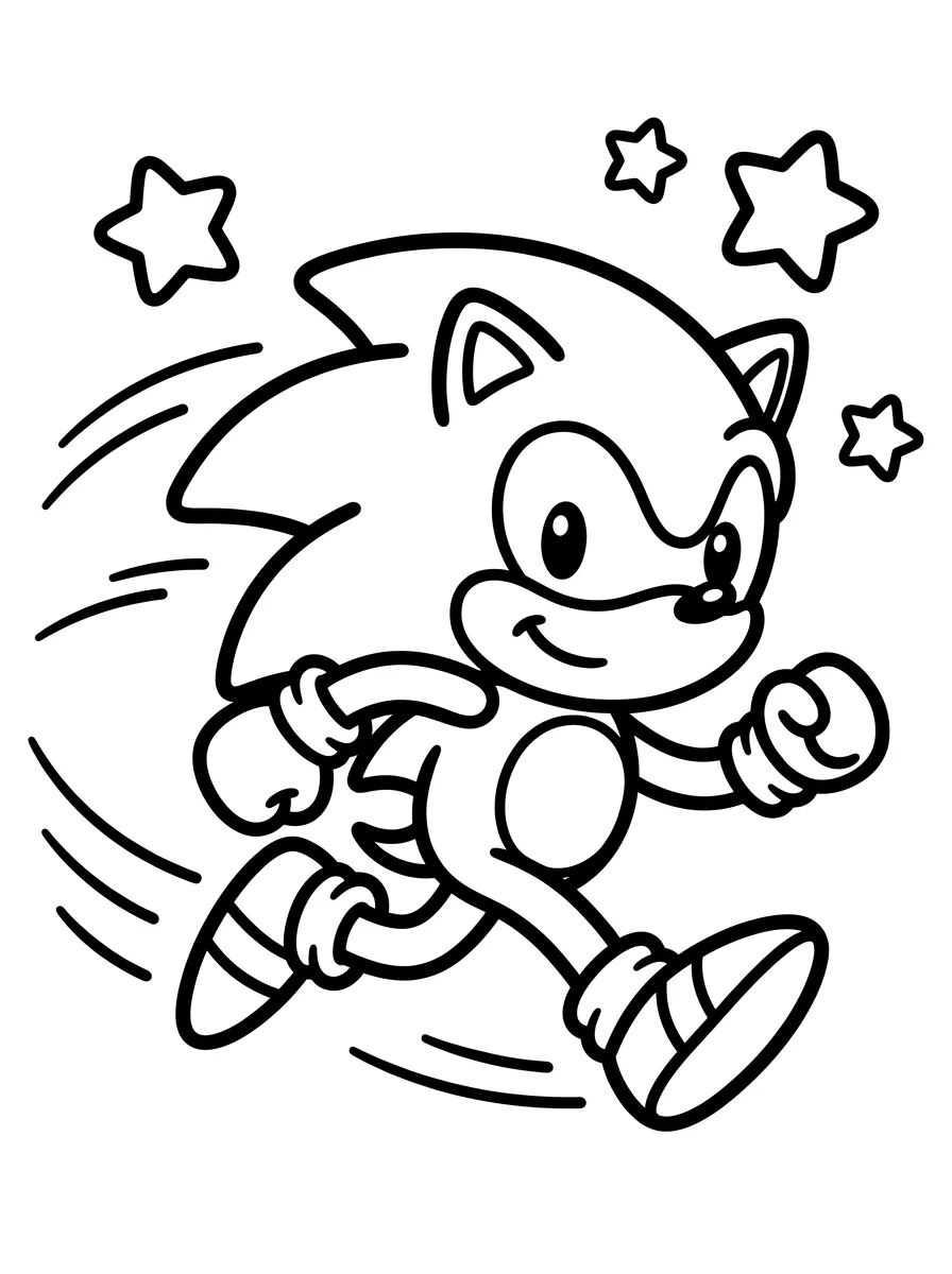 Capa da coleção Sonic para Colorir