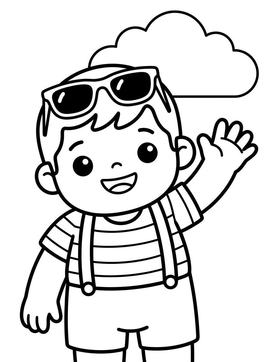 Coleção de desenhos para colorir: Desenhos do Tito do Mundo Bita