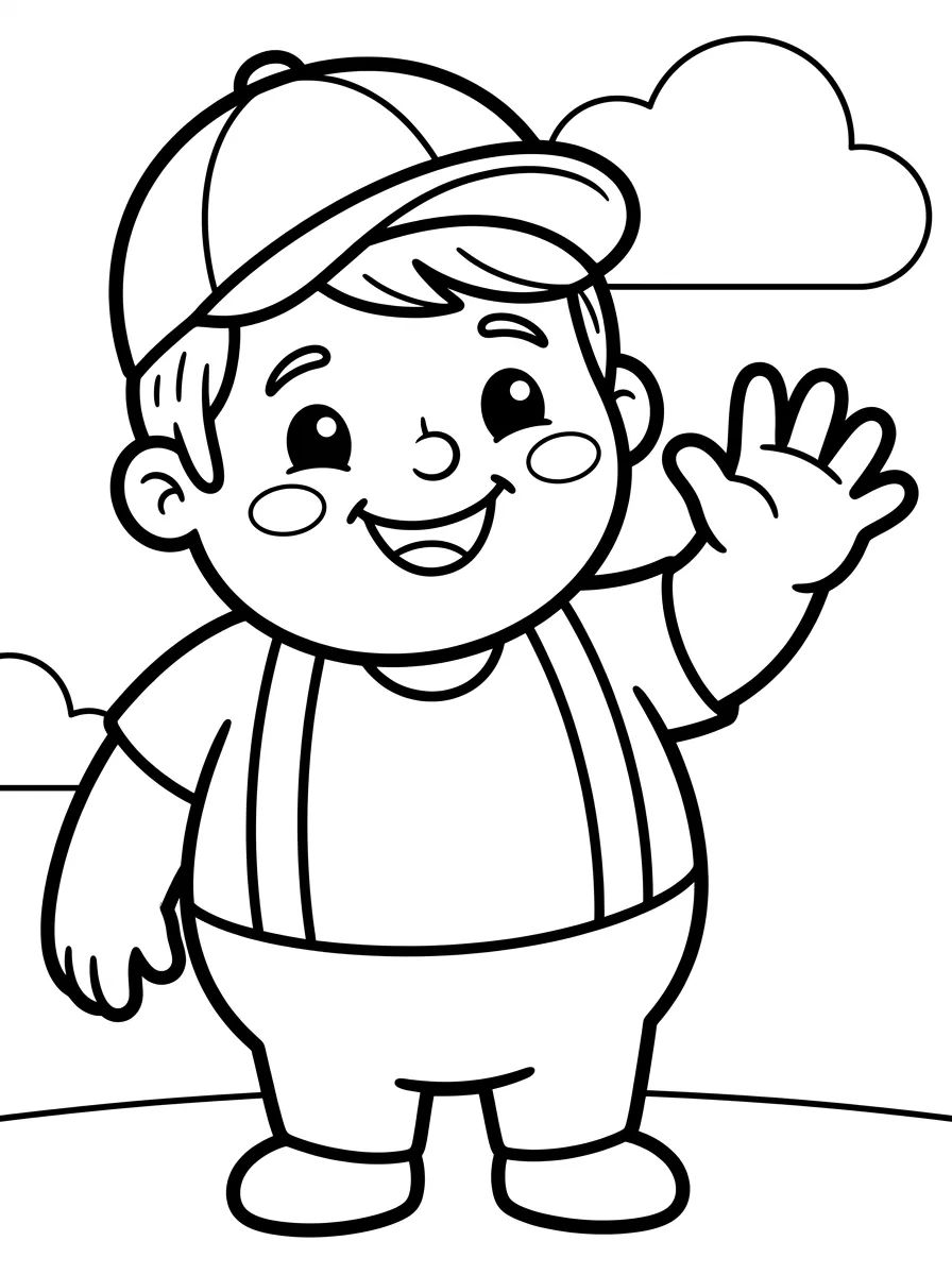 Capa da coleção Desenhos do Tito para Colorir